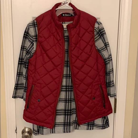 Allegra K Jackets & Blazers - *2-for-1 shirt and vest deal*